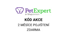 PetExpert kód akce/partnera - získejte 2 měsíce pojištění zdarma!