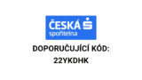 Česká spořitelna doporučující kód 22YKDHK – bonus 1 200 Kč