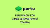 Portu referenční kód – 3 měsíce investování zdarma