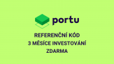 Portu referenční kód – 3 měsíce investování zdarma